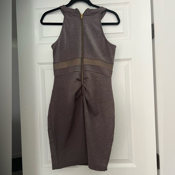 Taupe Le Chateau Wedding Guest Dress - Picture 2 of 3